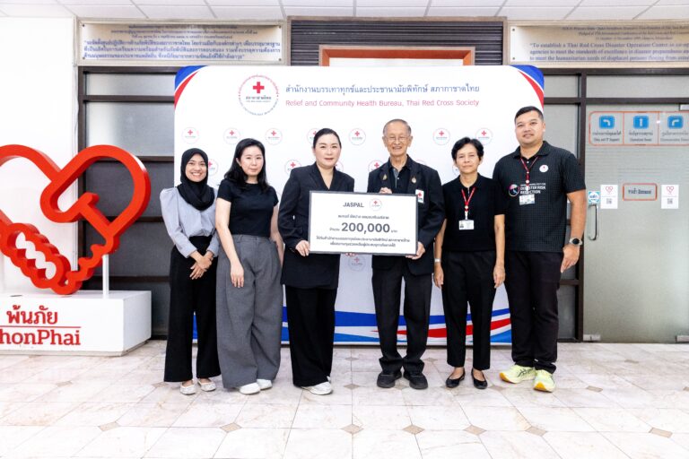 JASPAL-มอบเงินบริจาคให้กับสำนักบรรเทาทุกข์และประชานามัยพิทักษ์-สภากา